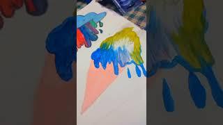 Cute Ice cream  painting idea #awesome #creative channel #bravo 