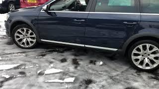 VW Passat Alltrack 2014 snow test - Haldex pump failed