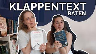 Klappentext Raten mit Rias @riassoulwords | Wie gut kennen wir unsere Bücher?