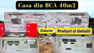 Cat costa sa zidești o casa din BCA in 2022. Preturi detaliate zidărie BCA.