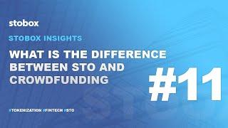 What is the difference between security token offering (STO) and crowdfunding?