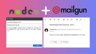 How to send email using Node JS and Mailgun