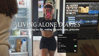 [LIVING ALONE DIARIES ]: EMBRACING BEING ALONE, GYM, CONTENT, GROCERIES, SKINCARE ROUTINE