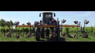 Hagie 4 row Quantum Mist Vineyard Sprayer