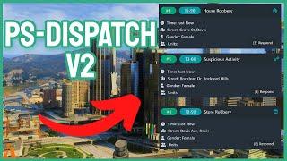 QBCore - Ps-Dispatch v2 (Updated Version) Install and Showcase | FREE FiveM Tutorial 2023