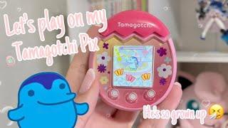 Lets play on my Tamagotchi Pix ~Part Two [ He grew up (╥﹏╥) ]