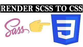 Render SCSS to CSS Nodejs | SCSS Tutorials For Front-End Web Development