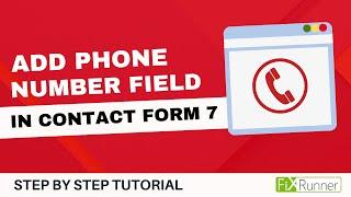 How To Add Phone Number Field In Contact Form 7