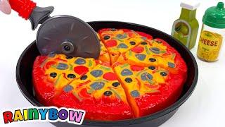 Pretend Play Toy Kitchen Cooking Pizza