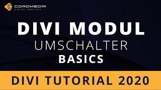 Divi Tutorial - Modul Umschalter - Die Basis