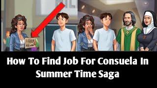 how to find Job for Consuela In Summertime Saga Game || Summertime Saga || Consuela Full Story