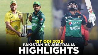 Highlights | Pakistan vs Australia | 1st ODI 2022 | PCB | MM2A | #PAKvAUS | #SportsCentral