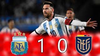 Argentina 1 vs Ecuador 0 - Eliminatorias Sudamericanas Mundial 2026 - Partido Completo