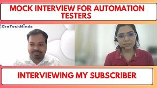 SDET Mock Interview for Experienced Candidate | HDFC Bank Application Real Time Interview Question