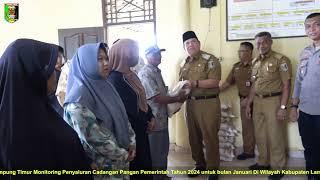 Monitoring Penyaluran Cadangan Pangan Pemerintah Tahun 2024 Untuk Bulan Januari Di Kec. Sekampung