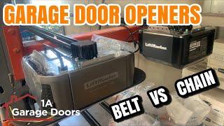 LiftMaster Chain drive vs Belt Drive garage door motor