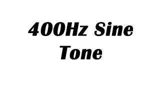 400Hz Sine Wave Test Tone