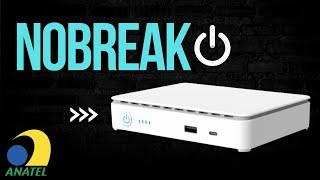 Nobreak para Modem Roteador Mini UPS Tipo-C Rede POE LAN 35W