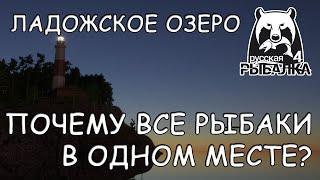 Русская рыбалка 4. Ладожское озеро. Фарм. Спиннинг. Троллинг.