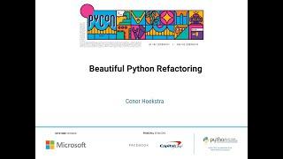 Talk: Conor Hoekstra - Beautiful Python Refactoring