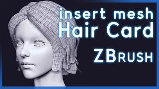 지지스쿨 Hair card 만들기 - ZBrush Ggschool