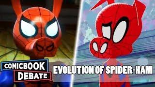 Evolution of Spider-Ham in All Media in 6 Minutes (2018)