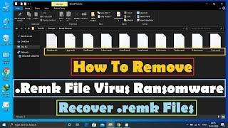 Remk File Virus Removal and .remk File Recovery Guide