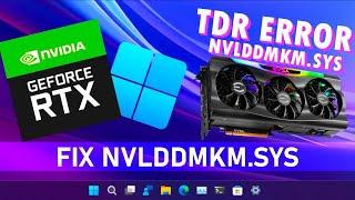 Fix nvlddmkm.sys TDR Error with NVIDIA GPU Driver (Updated Methods) for RTX Cards