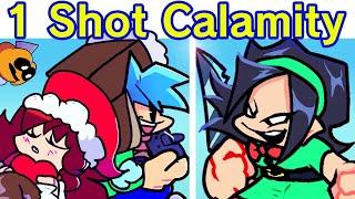 Friday Night Funkin' One Shot Calamity, Holiday Mod (FNF MOD) (GF, Tankman, Skid/Pump, Senpai, Pico)