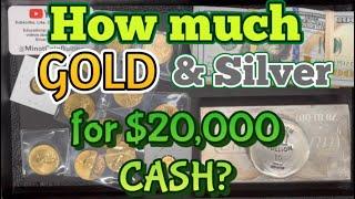 What’s the best way to MAXIMIZE $20,000? Gold, Silver, or keep it in the bank?