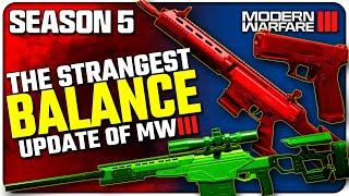 Some Very Confusing Weapon Balancing... (MWIII Season 5 Patch Details)