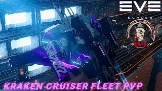 EvE Echoes PvP Kraken Cruiser Fleet Adventure