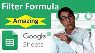 How to use the FILTER formula in Google Sheets | Filter Function in Google Sheets in hindi