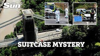 Human body parts found inside suitcases on Clifton Suspension Bridge as cops hunt ‘suspicious man’