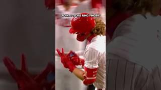 Alek Bohm Hits A Home Run Then Points To His Ring Finger!  #shorts #mlb #phillies