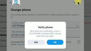 How to Change phone number on Twitter account ??