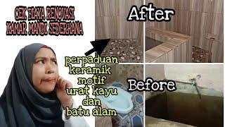 Renovasi Kamar Mandi Sederhana Lengkap dengan rincian baiayanya