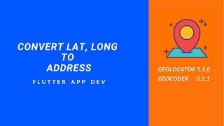How To Convert Coordinates (Lat,Lon) To Address In Flutter