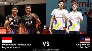 Forum Tiongkok Bagas/ Fikri Melangkah ke QF All England 2023