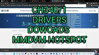 CH340/1 DRIVER USB MMDVM -DOWNLOADS