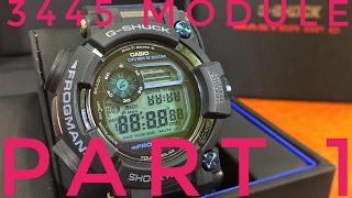 GWF-D1000 FROGMAN Test Screen | Casio G-Shock 3445 Module