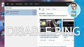 Disable Bing Search in Windows 10 Start Menu