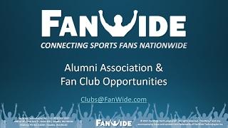 FanWide for Alumni Associations & Fan Clubs