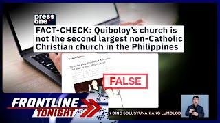 Fact CheckED: KOJC, pangalawa umano sa pinakamalaking non-Catholic church sa Pilipinas?