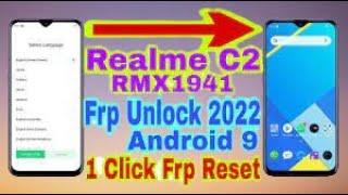 Realme C2 Frp Bypass Android 9 One Click New easy method Latest Security Without Pc 2022 Bypass Goog