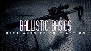 Bolt Action Vs. Semi, Velocity  Loss? Ballistic Basics