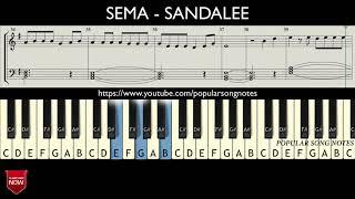 SEMA - SANDALEE ( HOW TO PLAY ) MUSIC NOTES