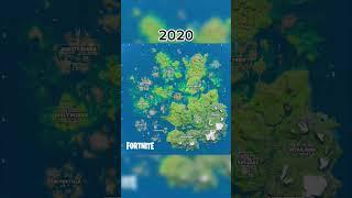 All Fortnite maps through the years ￼