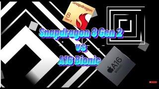 Snapdragon 8 Gen 2 vs A16 Bionic  | Antutu Score & Benchmark