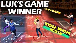 NBA 2K25 Park - Luk's Game Winner Comeback Fire Streak!